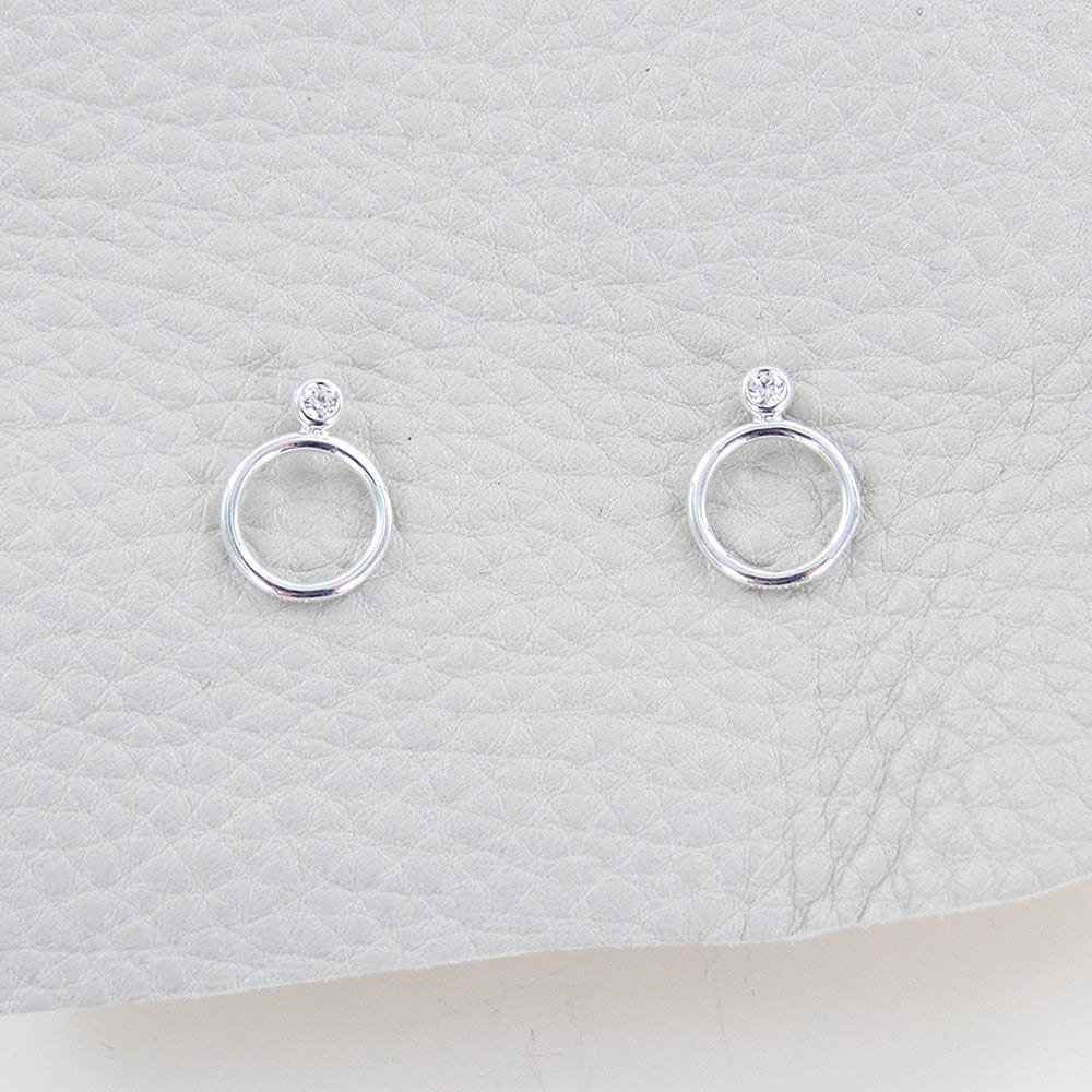 
                      
                        EAR Silver Circle & CZ Stack Earrings
                      
                    