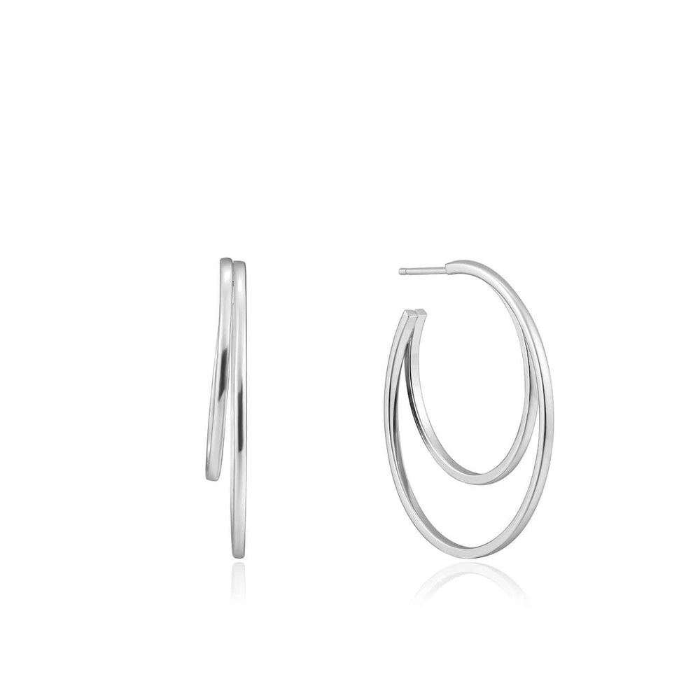 
                      
                        EAR Silver Crescent Hoop Earrings
                      
                    