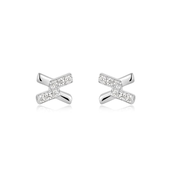 
                  
                    EAR Silver Cross Cubic Zirconia Stud Earrings
                  
                