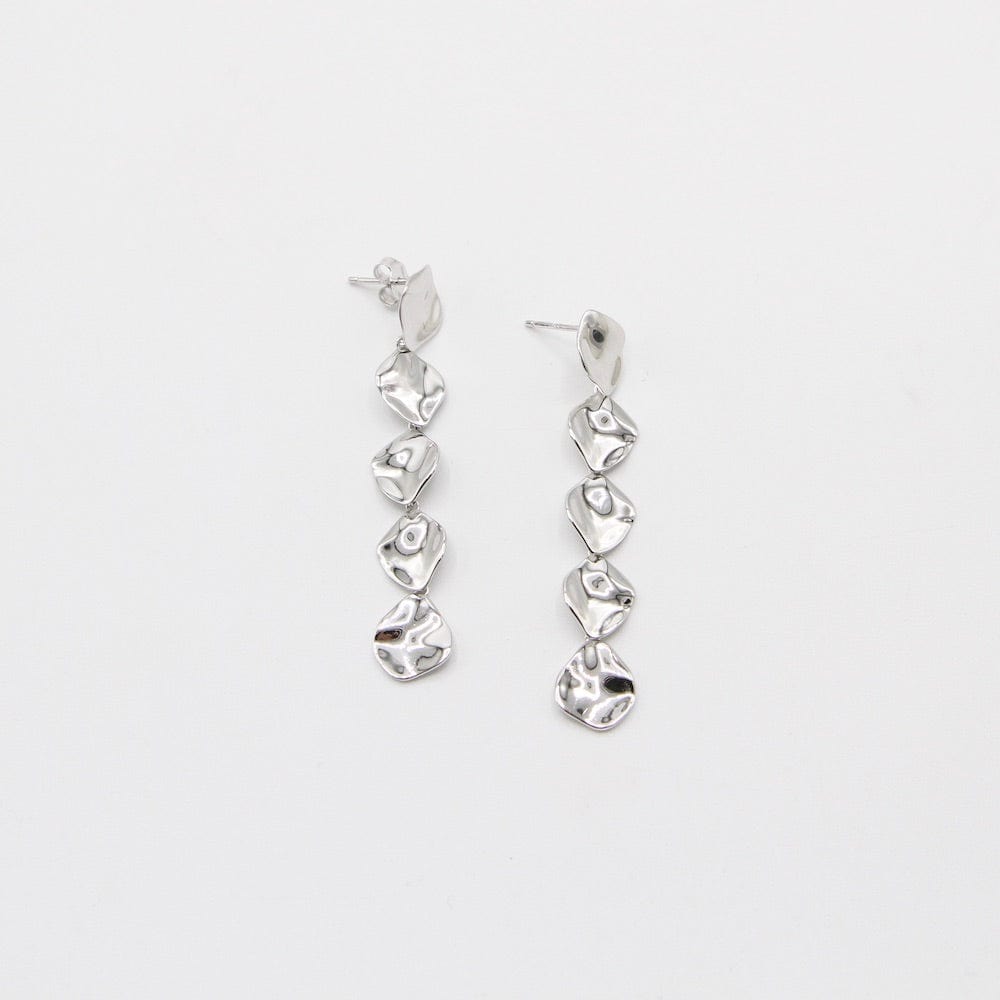 
                      
                        EAR Silver Crush Multiple Discs Drop Earrings
                      
                    