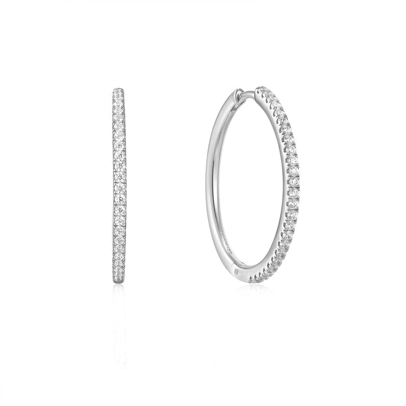 
                      
                        EAR Silver Glam Hoop Earrings
                      
                    