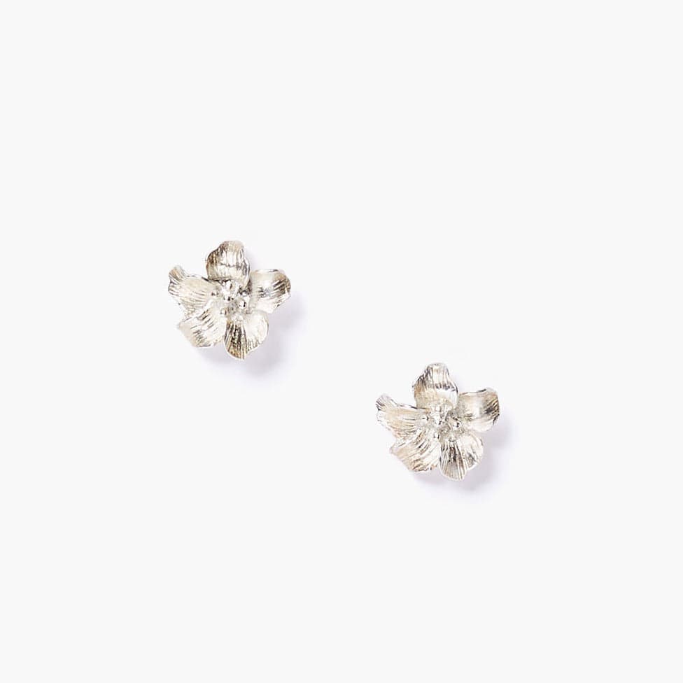 
                      
                        EAR Silver Hibiscus Stud Earrings
                      
                    