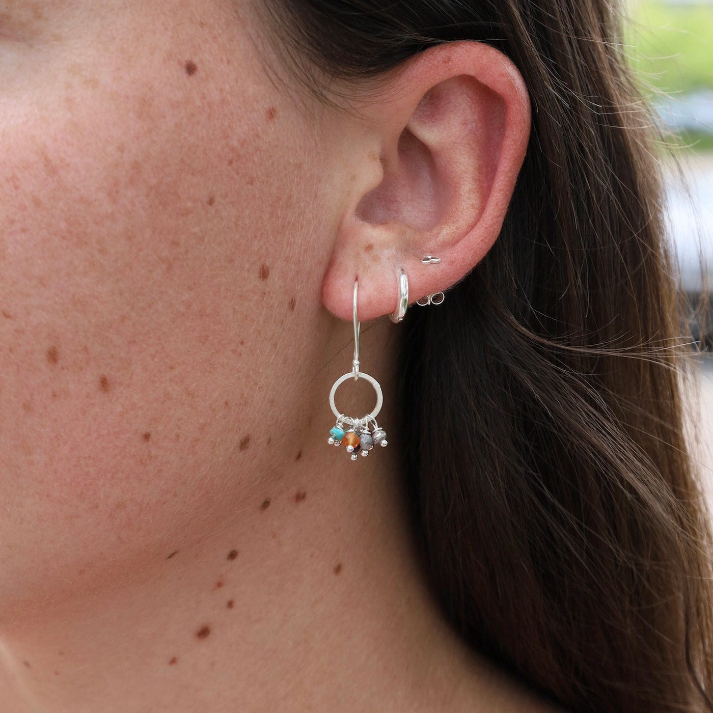 EAR Silver Jill's Earrings in Multi