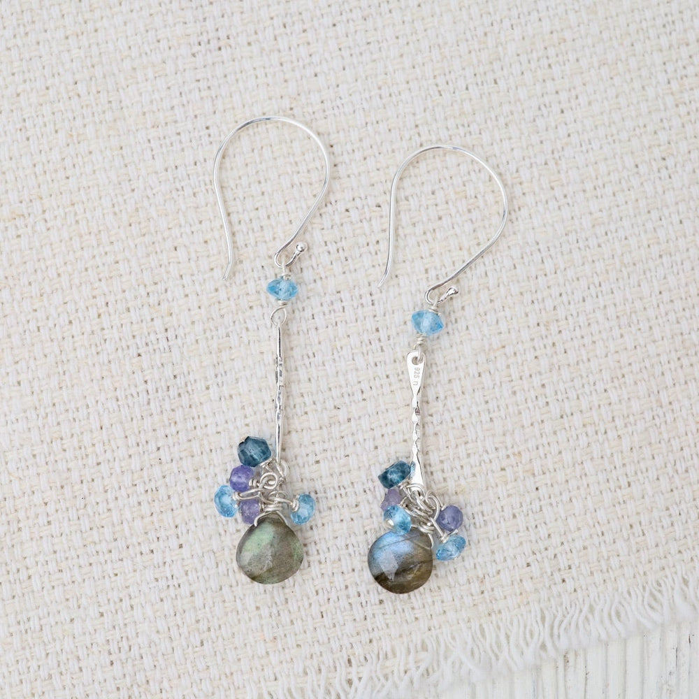 
                  
                    EAR Silver Labradorite Bar Link Earrings
                  
                