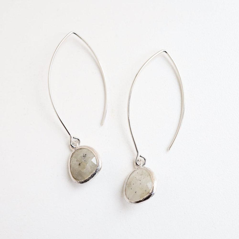 EAR Silver Labradorite Earring