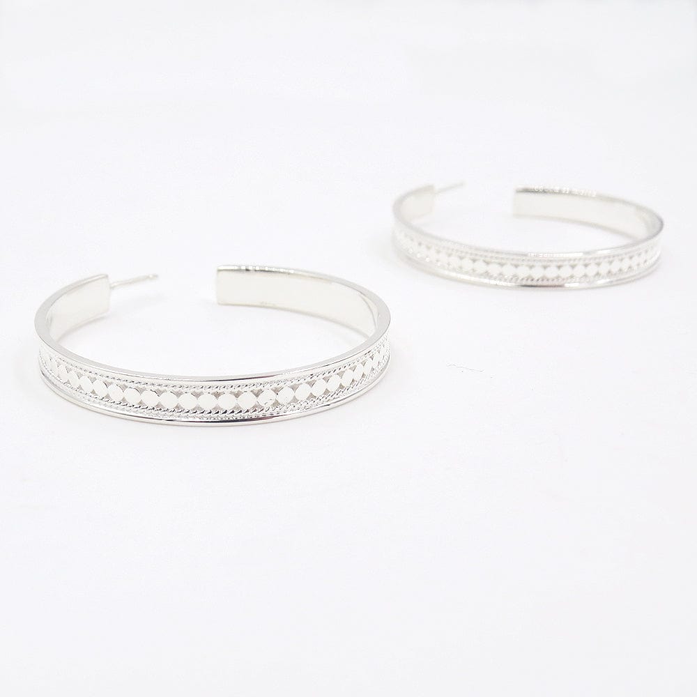 
                  
                    EAR SILVER LARGE HOOP EARRINGS
                  
                