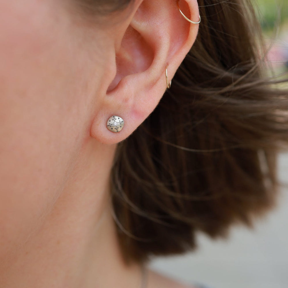 
                      
                        EAR Silver Lights Stud Earrings in Diamond
                      
                    