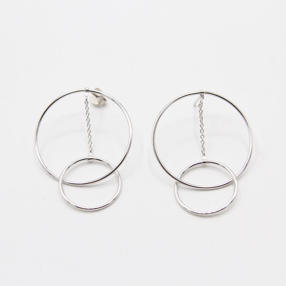 
                  
                    EAR Silver Modern Front Hoop Earrings
                  
                