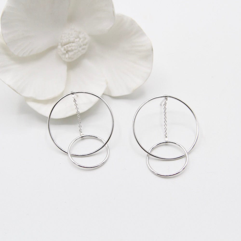 
                  
                    EAR Silver Modern Front Hoop Earrings
                  
                