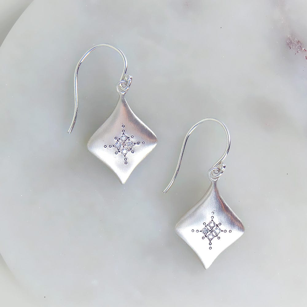 EAR SILVER NIGHT DIAMOND EARRING