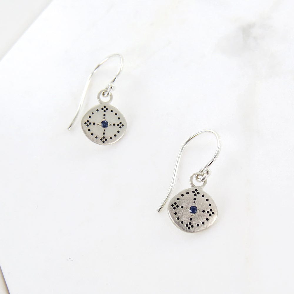 
                      
                        EAR Silver Sapphire Nostalgia Charm Earrings
                      
                    