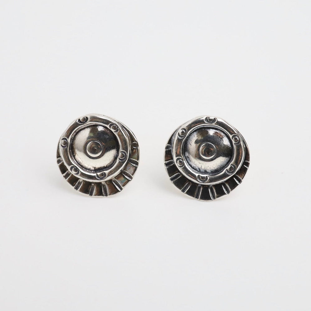 
                      
                        EAR Silver Shield Post Earrings
                      
                    