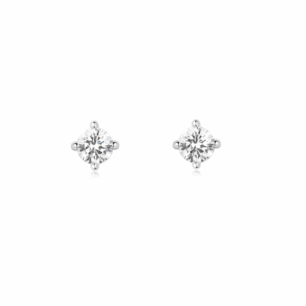 
                  
                    EAR Silver Solitaire Studs
                  
                