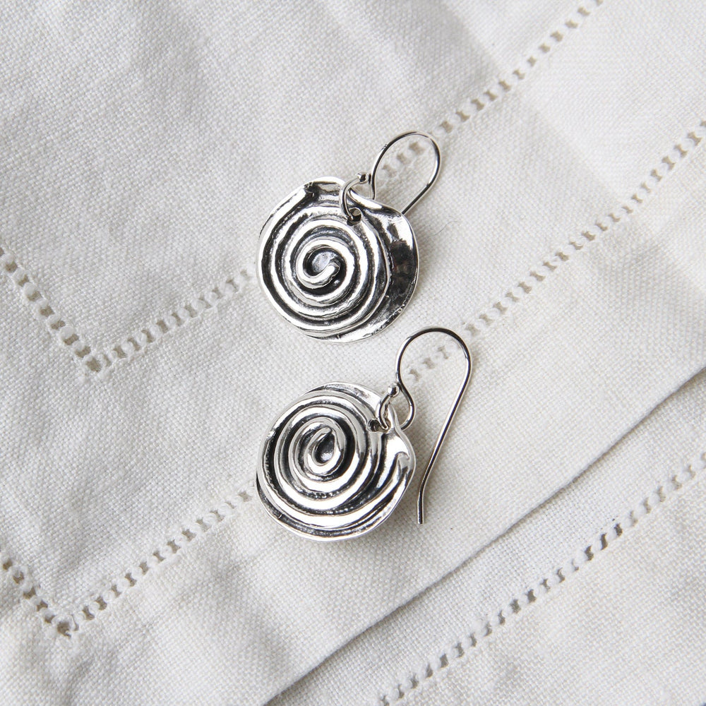 
                  
                    EAR Silver Spiral Drop Earrings
                  
                