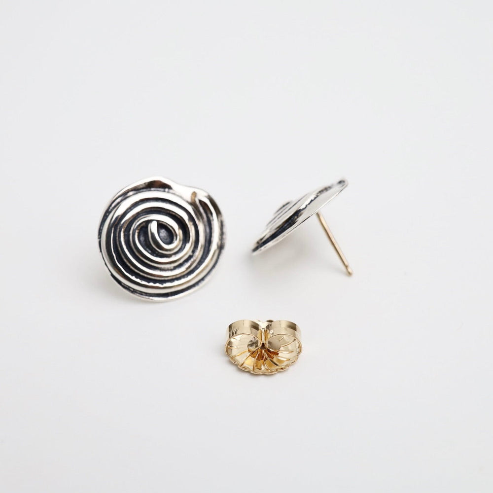 
                      
                        EAR Silver Spiral Post Earrings
                      
                    