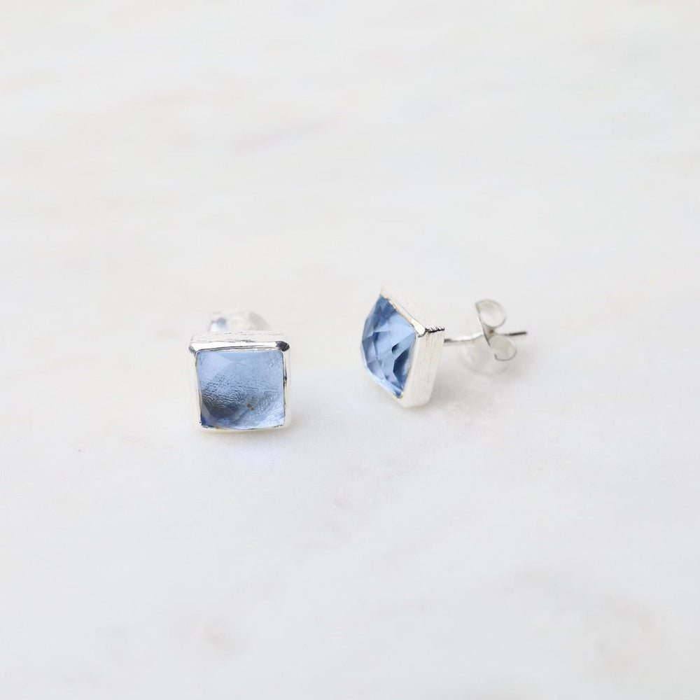 
                      
                        EAR Silver Square Madeline Stud Earrings - Tanzanite Quartz
                      
                    