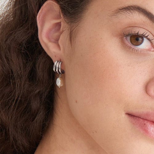 
                      
                        EAR Silver Triple Mini Hoop Earrings
                      
                    