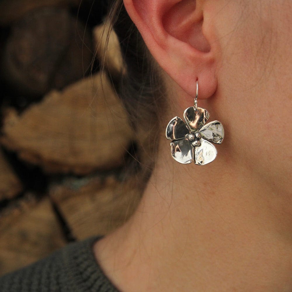 
                      
                        EAR Single Dogwood Flower Drop Earring
                      
                    