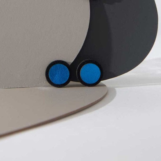 EAR Small Blue Rainbow Earrings