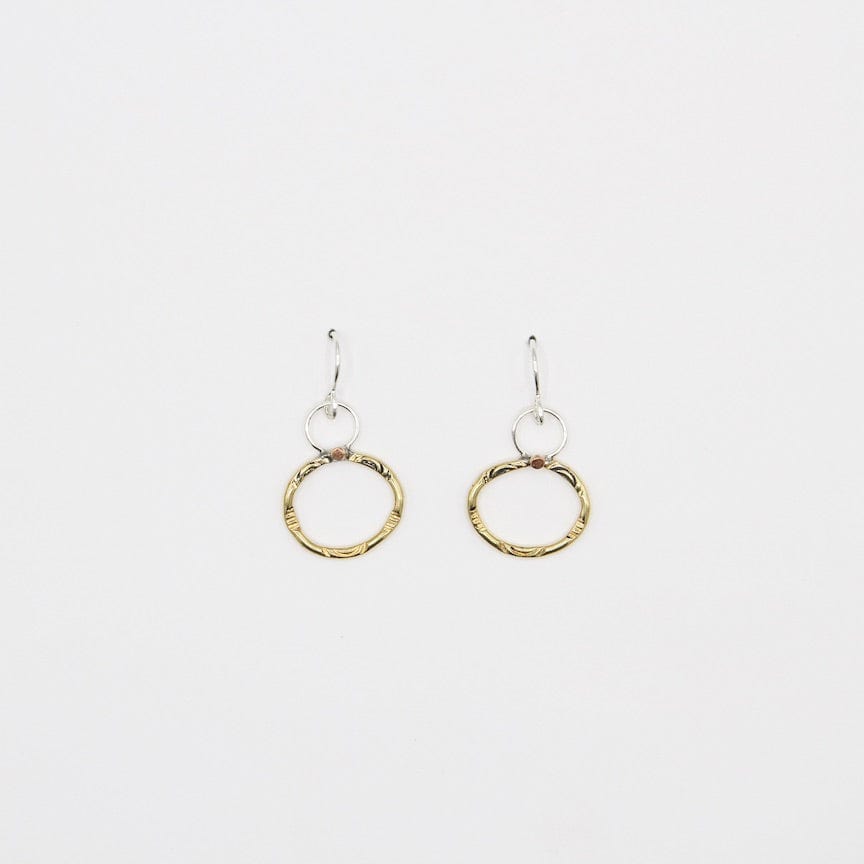 EAR Small Brass Hoops