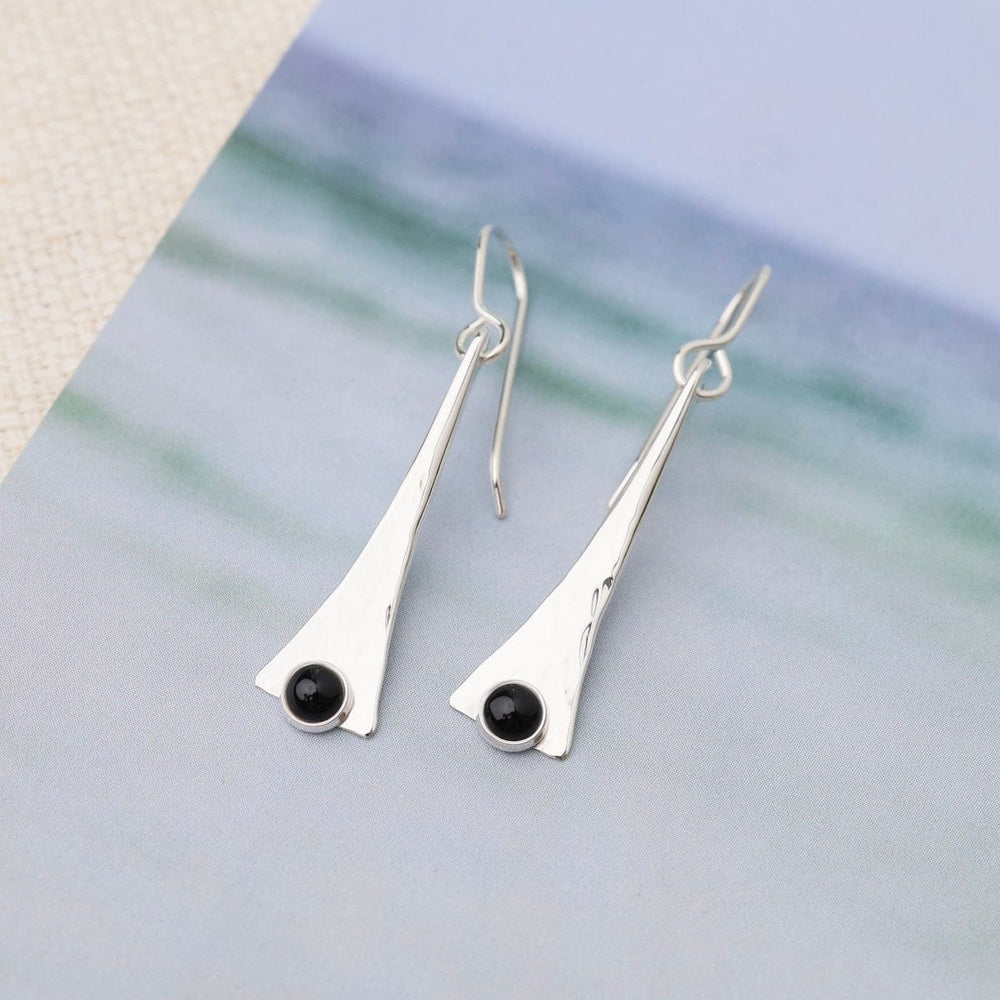 
                  
                    EAR Small Fan Earrings with Onyx
                  
                