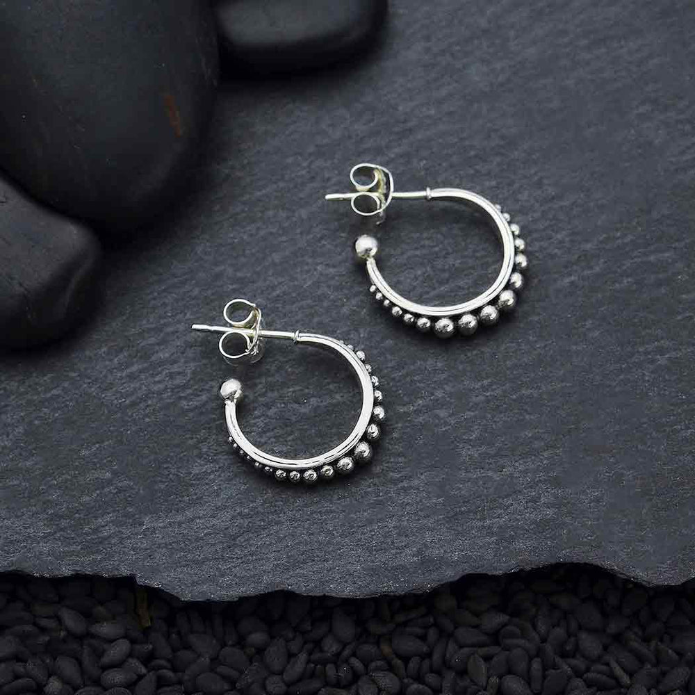 
                      
                        EAR Small Granulated Hoops
                      
                    