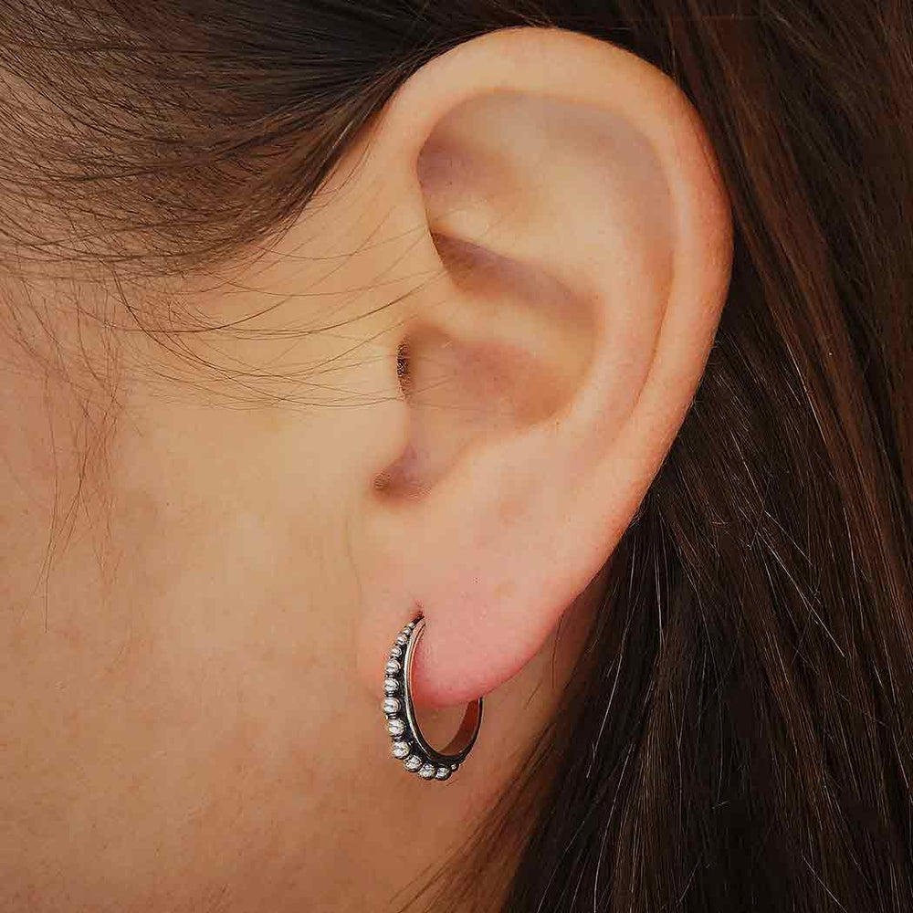 
                      
                        EAR Small Granulated Hoops
                      
                    