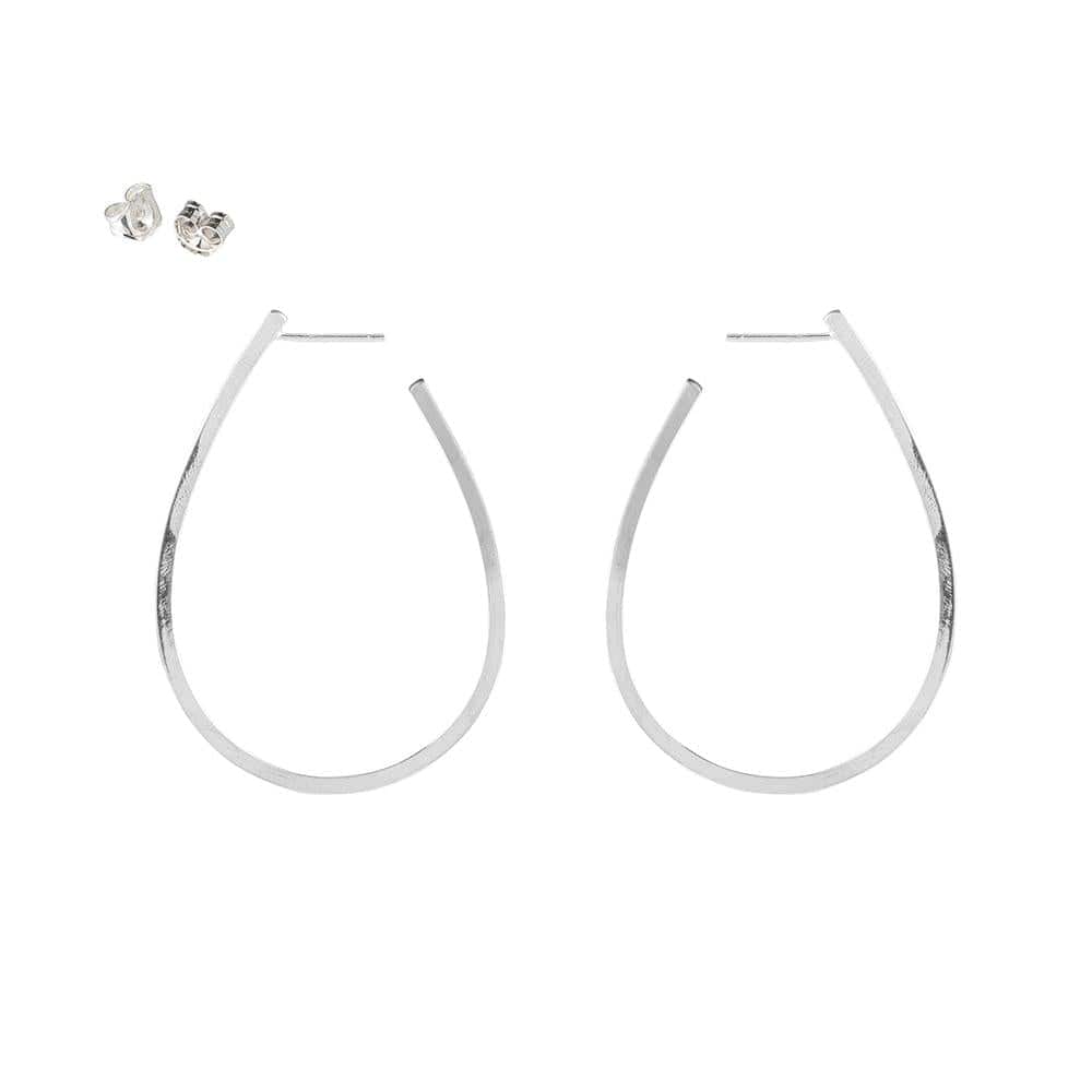 EAR Small Saturn Hoop Earrings