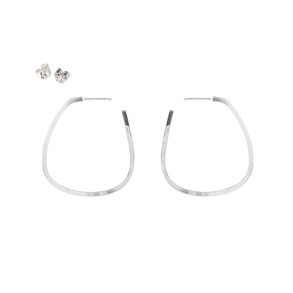 EAR Small Silver Orion Hoop Earrings