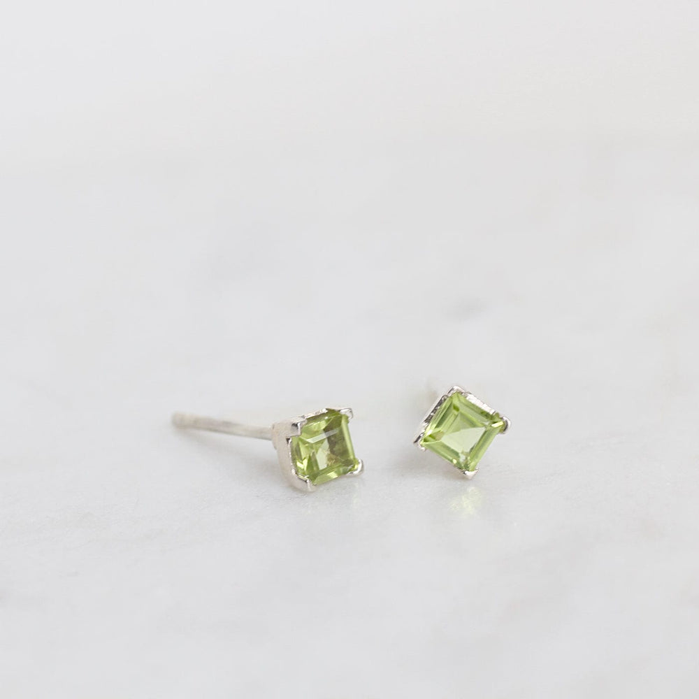 
                  
                    EAR Small Square Peridot Post Earring
                  
                