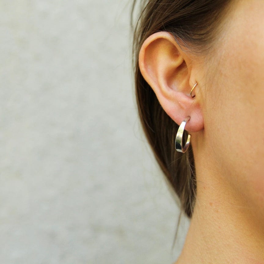 
                      
                        EAR Small Tapered Hoop
                      
                    