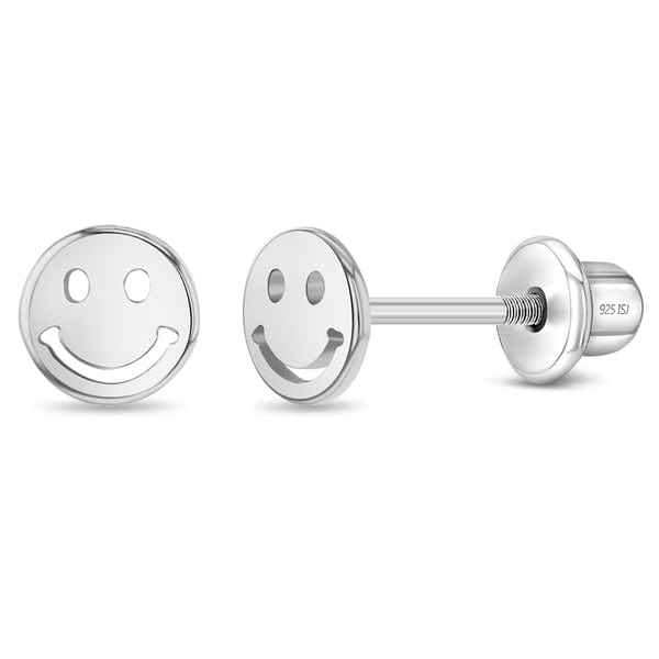 
                      
                        EAR Smiley Face Childrens Earriings - Screw Back
                      
                    