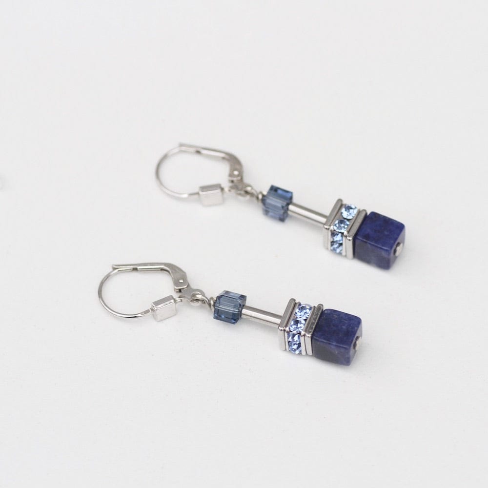 
                      
                        EAR SODALITE GEO CUBE EARRING
                      
                    