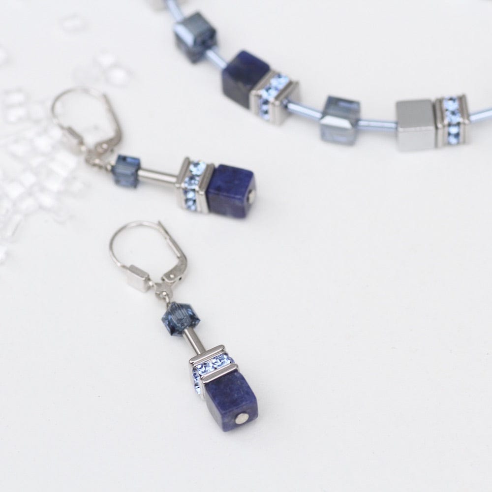 
                      
                        EAR SODALITE GEO CUBE EARRING
                      
                    