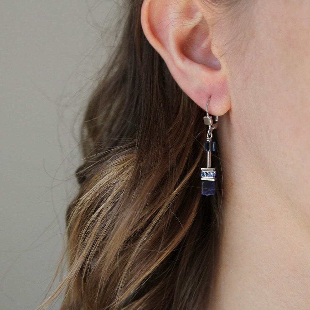 
                      
                        EAR SODALITE GEO CUBE EARRING
                      
                    