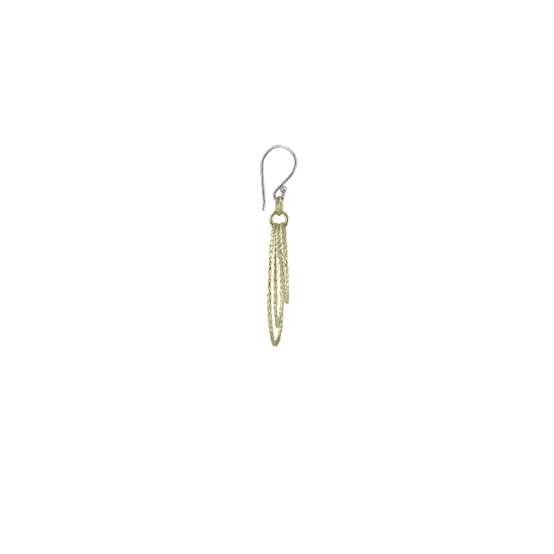 
                  
                    EAR Solid Brass 3 Ring Dangle Earrings
                  
                