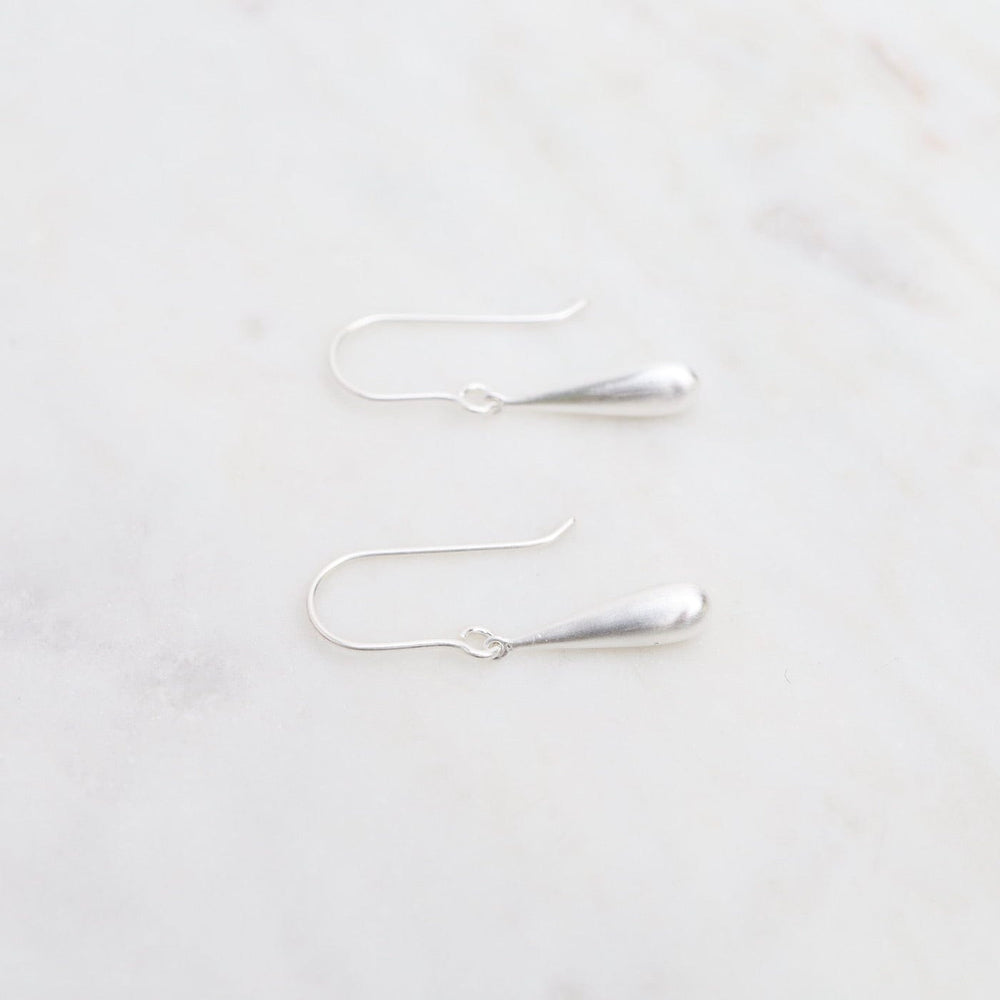 
                      
                        EAR Solid Long Droplette Earrings - Brushed Sterling Silver
                      
                    