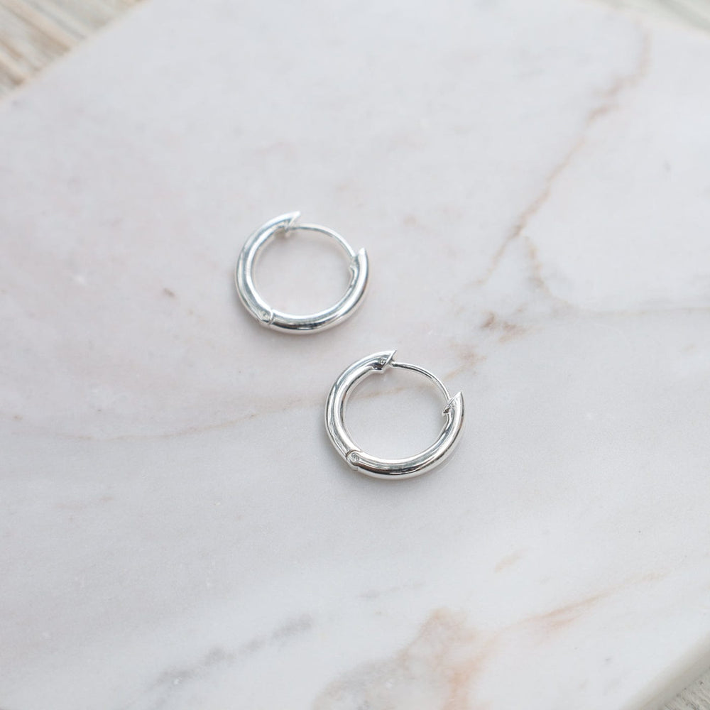 
                  
                    EAR Solid Sterling Silver Huggie Hoop
                  
                