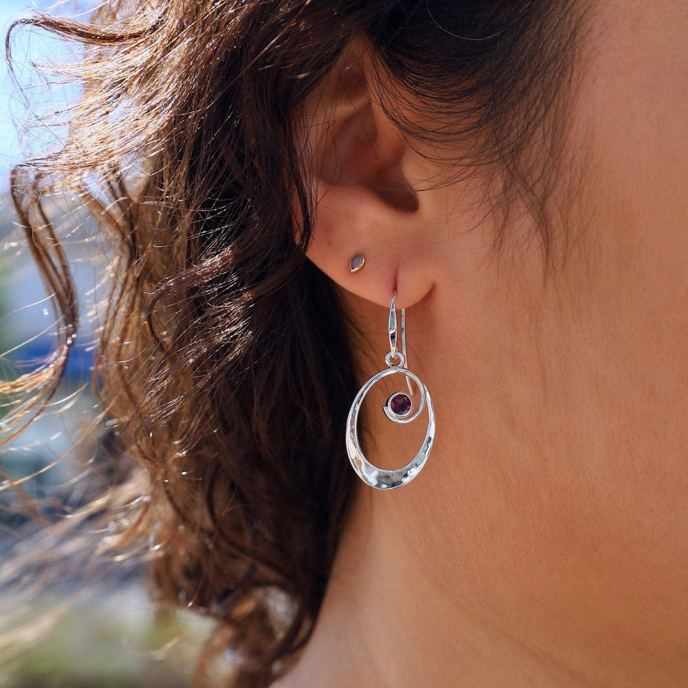 
                  
                    EAR Sophia Earring with Rhodolite Garnet
                  
                