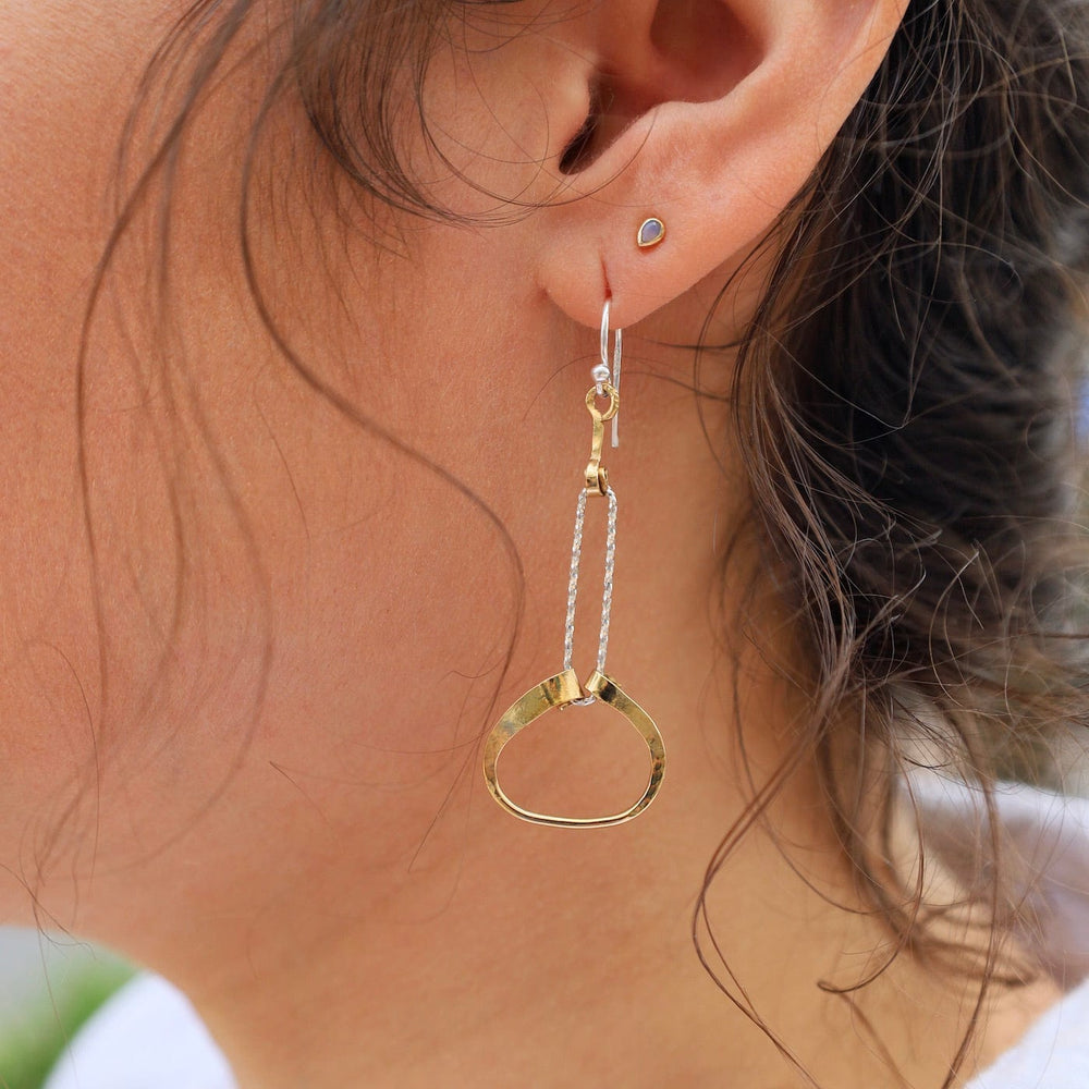 EAR Sparkle Oval Earrings