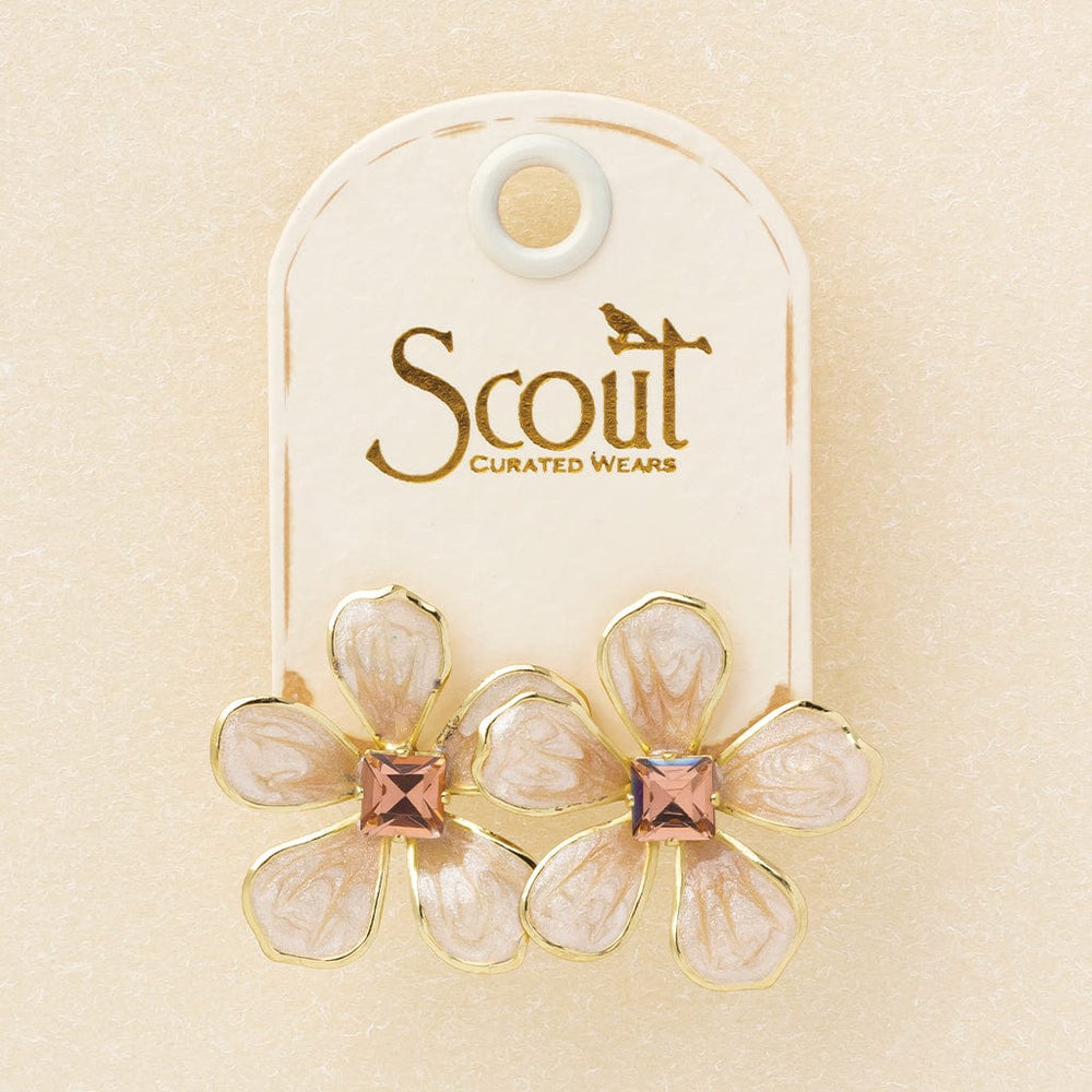 
                      
                        EAR Sparkle & Shine Large Enamel Flower Earring - Silk/Gold
                      
                    