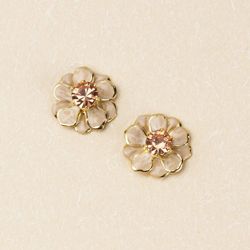 
                  
                    EAR Sparkle & Shine Small Enamel Flower Earrings - Ivory
                  
                