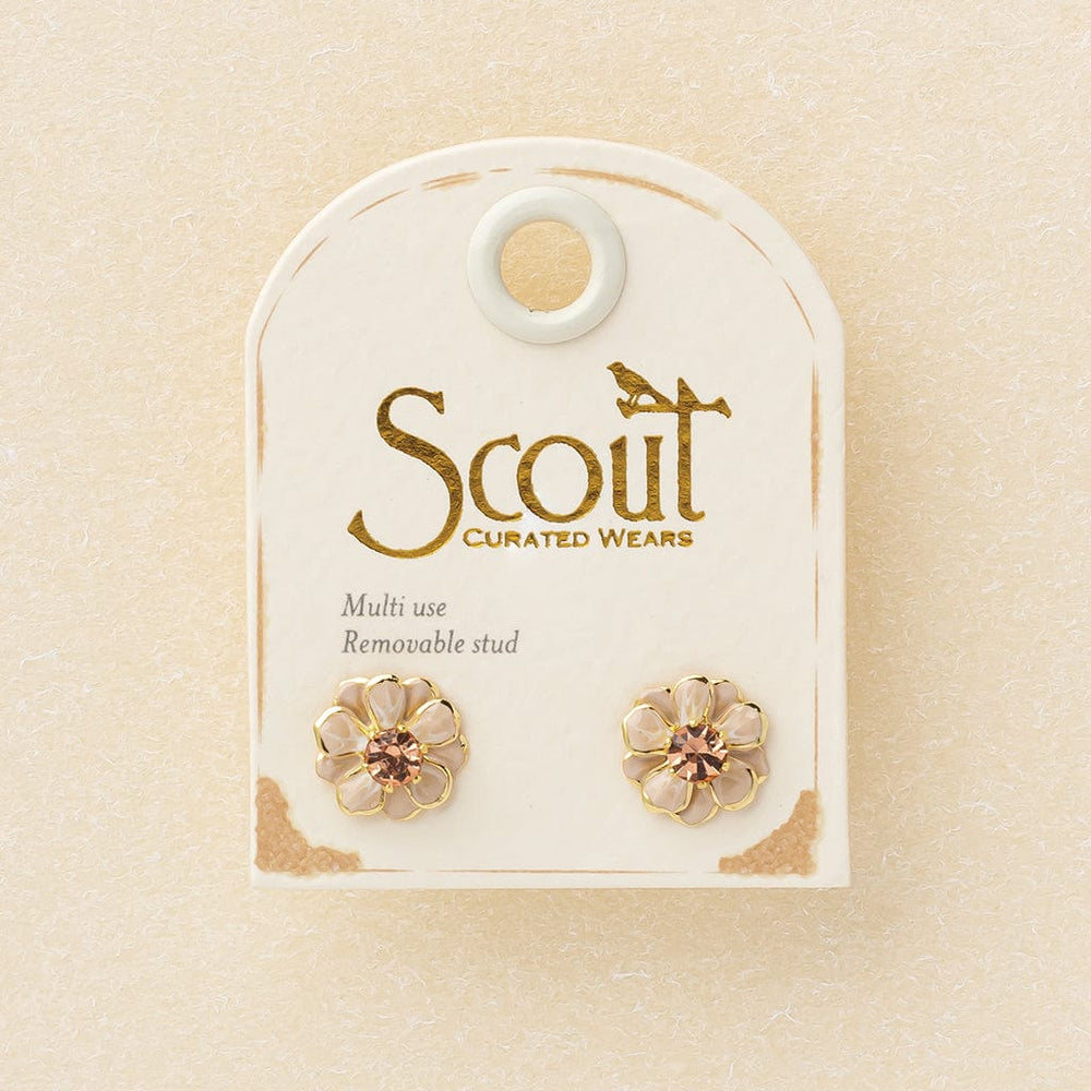 
                  
                    EAR Sparkle & Shine Small Enamel Flower Earrings - Ivory
                  
                