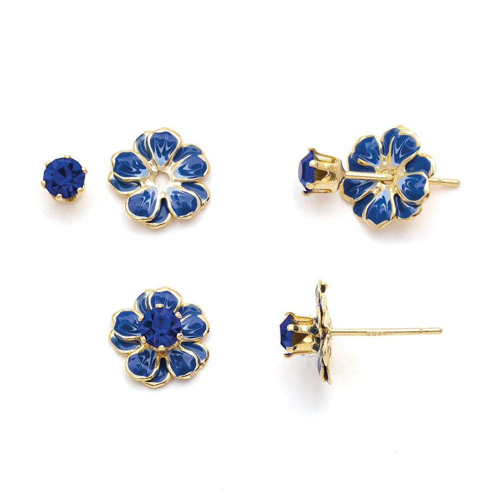 
                      
                        EAR Sparkle & Shine Small Enamel Flower Earrings - Sapphire
                      
                    