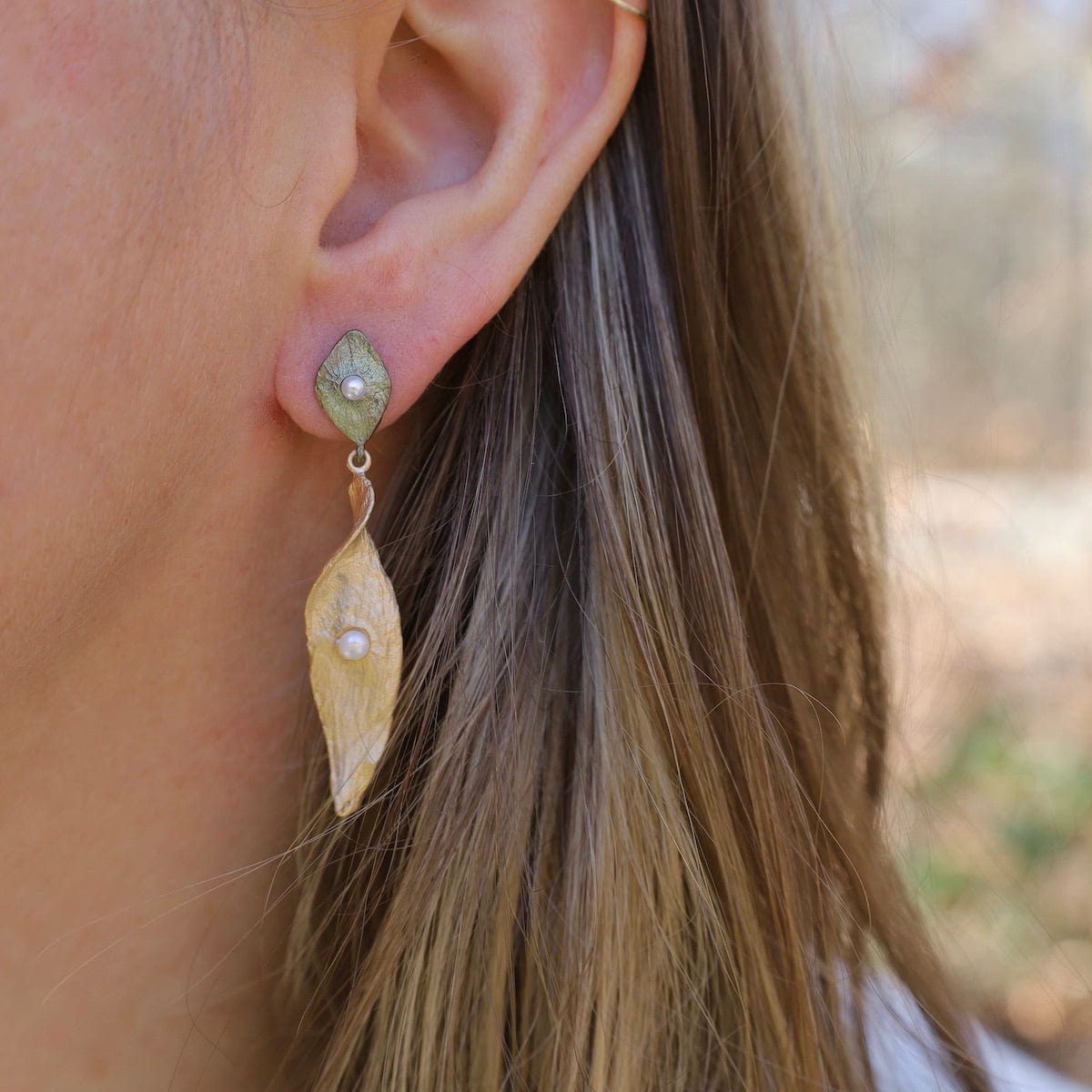 EAR Spiral Pod Earrings