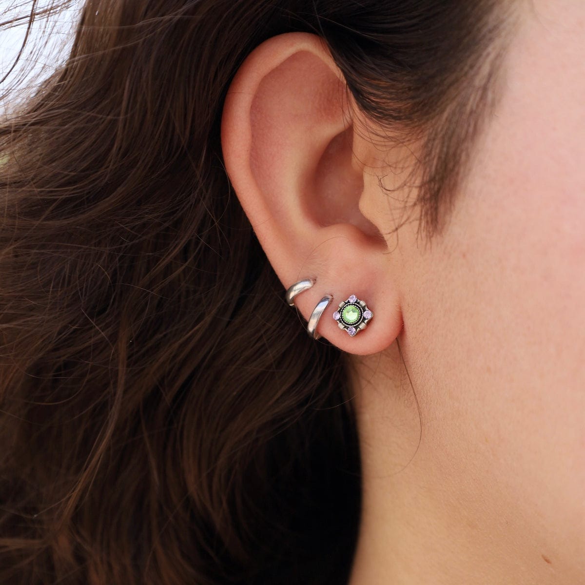 EAR-SPL Chrisolite Dulce Petite Earrings