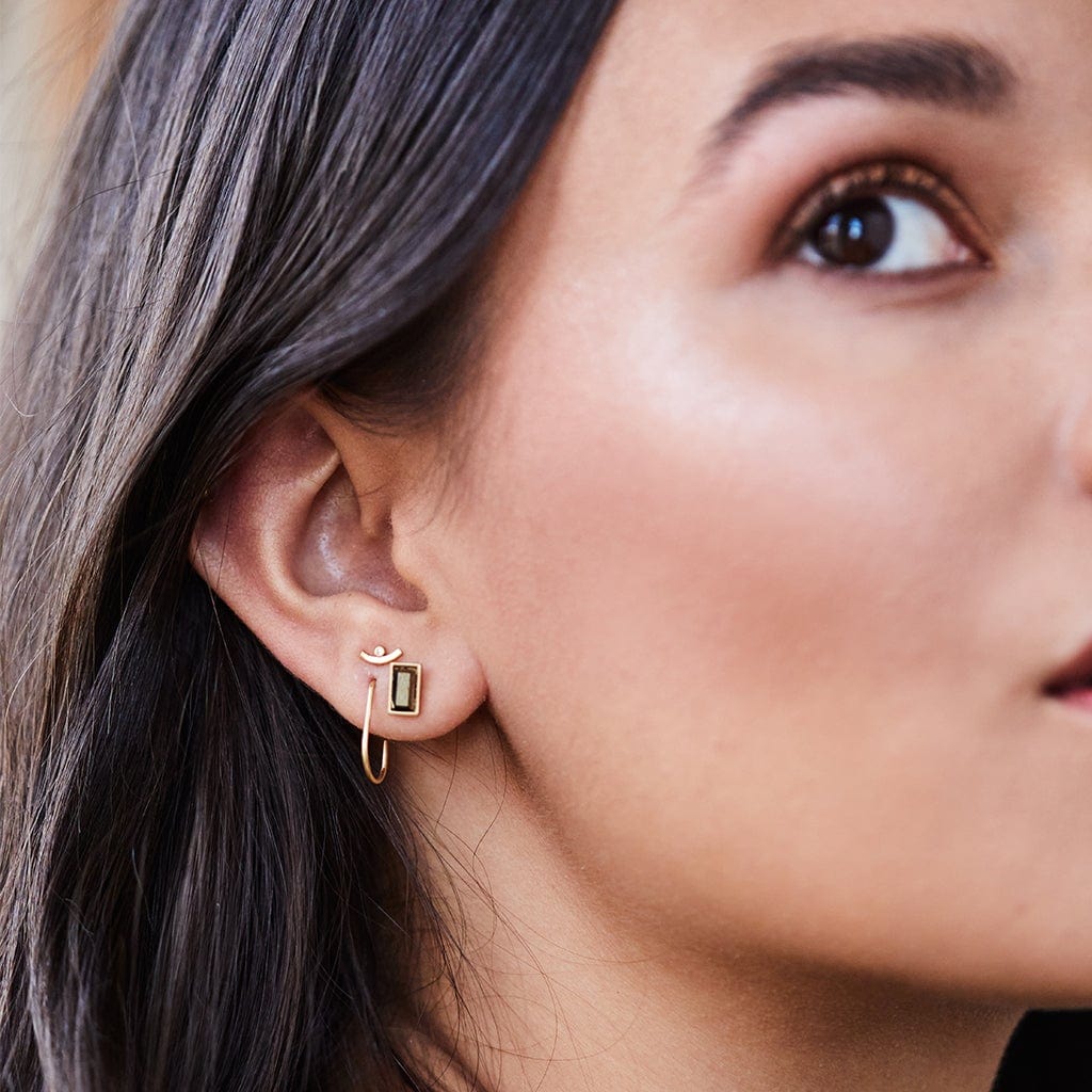 EAR-SPL Courtney Stud Trio- Silver & Turquoise