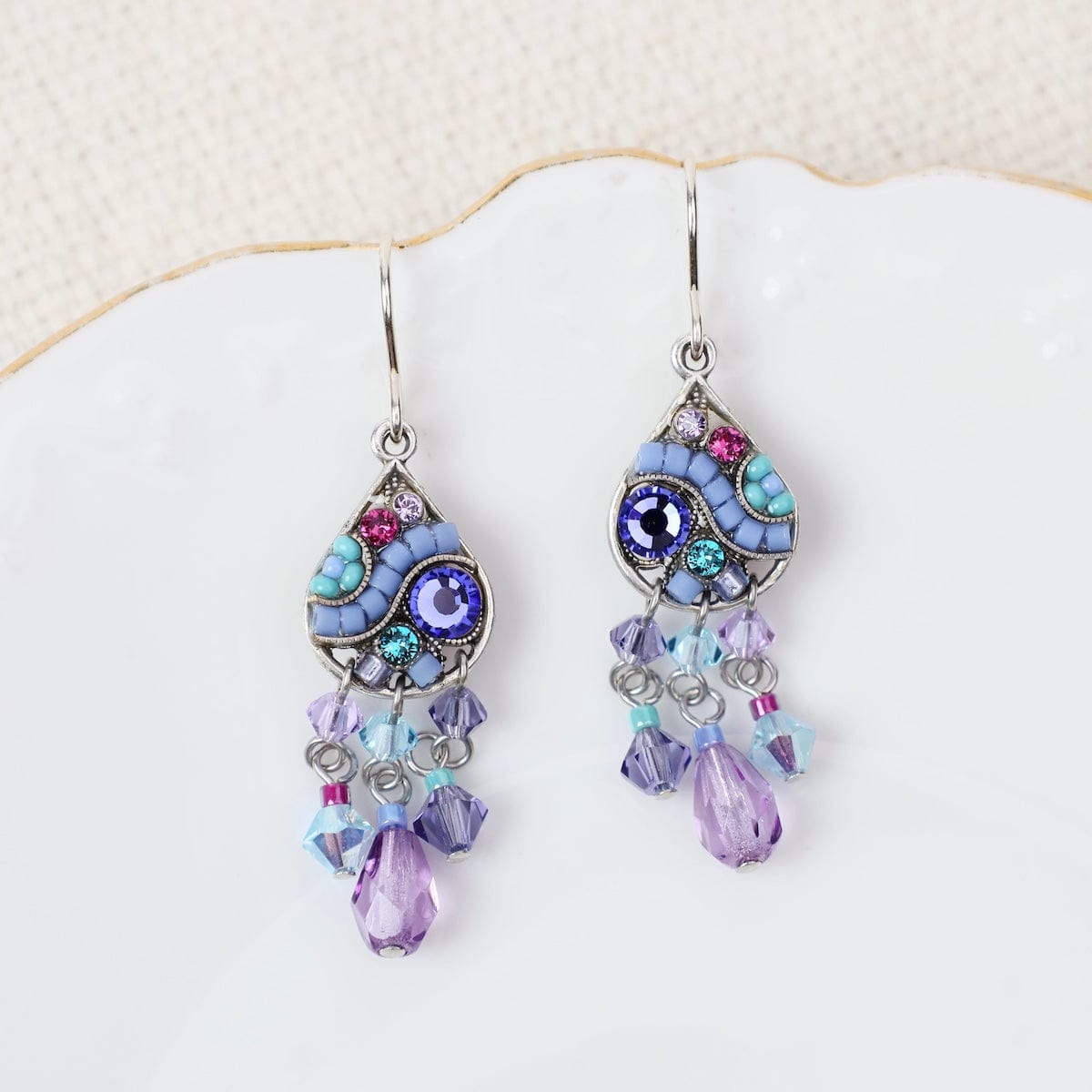 EAR-SPL Lavender Mosaic Earrings