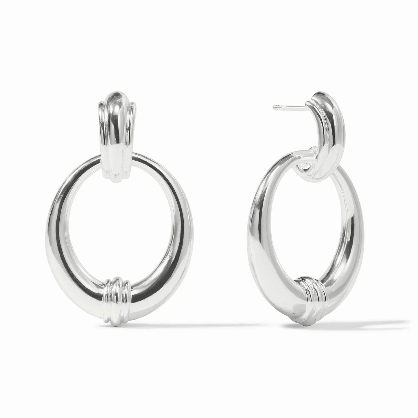 EAR-SPL Portofino Doorknocker Earring - Silver