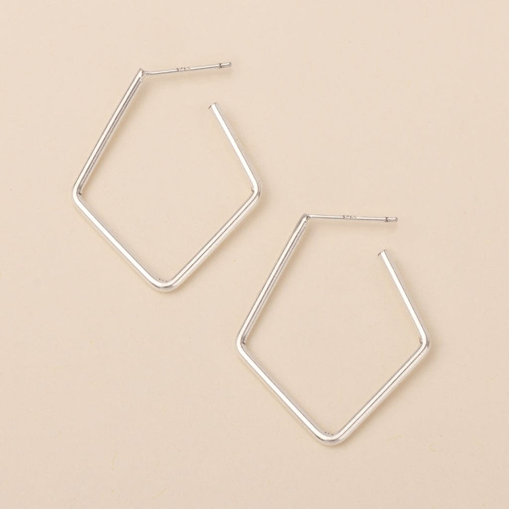 EAR-SPL Refined Earring Collection - Orion Diamond Hoop/St